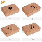 wholesale Food Grade takeaway Disposable Kraft Paper Fast biodegradable portable Food Packaging