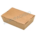 Kraft Paper Biodegradable Takeaway Disposable Food Container