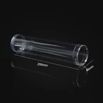 PET Packing Cylinder Custom Clear Empty Plastic Tubes for Cosmetic