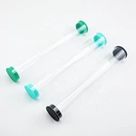 10 years factory custom clear cylinder see-through plastic tube packaging 2 buyers