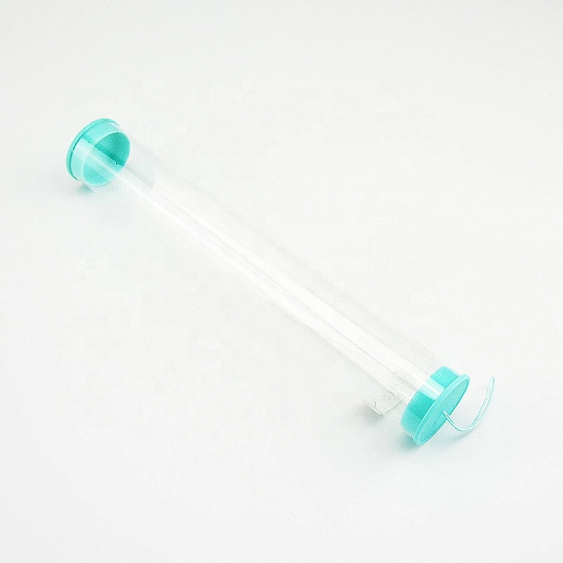 10 years factory custom clear cylinder see-through plastic tube packaging 2 buyers