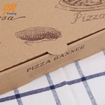 Wholesale Custom Packaging Disposable Cookie Kraft Paper Pizza Lunch Box