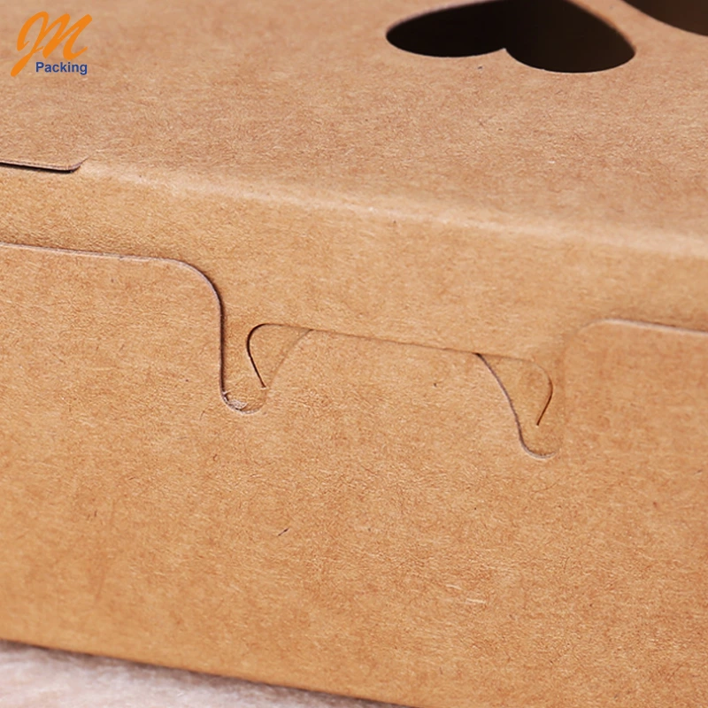 Biodegradable Brown Kraft Paper Lunch Box