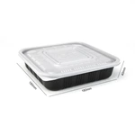 disposable stainless clear plastic foam truck lunch box takeaway wholesale biodegradable food container