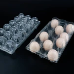 Wholesale 18 Holes Storage Container Blister Packaging Box Plastic Egg Tray