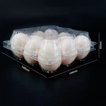 Cheap Supplier Egg Box Disposable 9 Holes Packaging Plastic Egg Trays