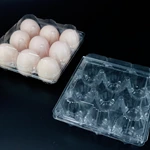 Cheap Supplier Egg Box Disposable 9 Holes Packaging Plastic Egg Trays