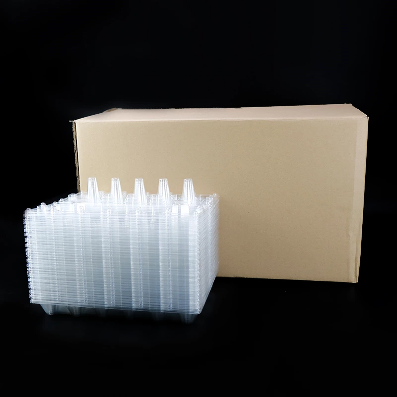 Cheap Supplier Egg Box Disposable 9 Holes Packaging Plastic Egg Trays