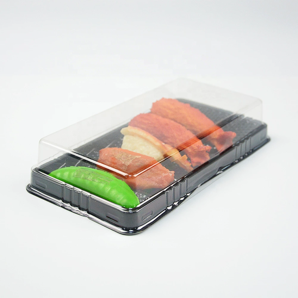 Takeout Clear Plastic Sushi/Mini Cake Disposable Food Container