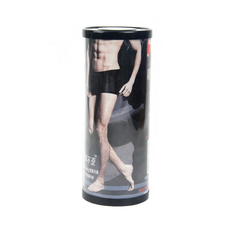 OEM Plastic Printing Plastic Clothing/Underwear Tube Packaging