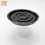 Custom size 7/8/10/12 inches clear plastic disposable round cake box