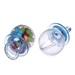 Food Grade Transparent Pacifier Candy Box Baby Shower Celebration Gift Plastic Candy Box