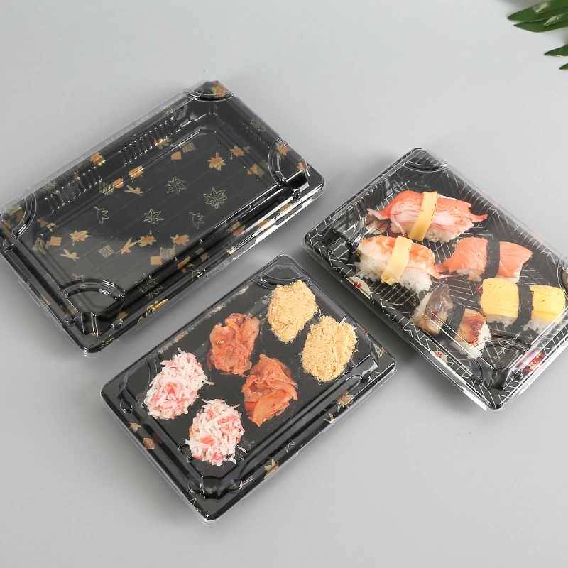 Professional Sushi Bento Boxes Supplier Sushi Burrito to go Box for Restaurant