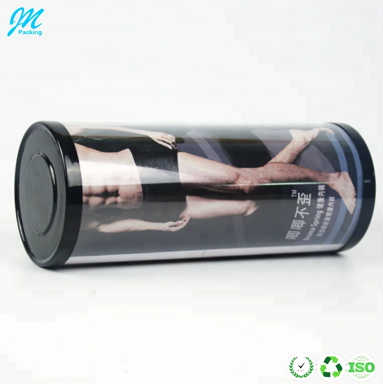 OEM Plastic Printing Plastic Clothing/Underwear Tube Packaging