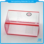 Hot sale rectangular clear plastic folding box for gifts packing factory