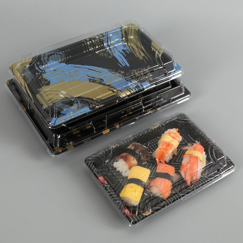 Professional Sushi Bento Boxes Supplier Sushi Burrito to go Box for Restaurant