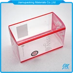 Hot sale rectangular clear plastic folding box for gifts packing factory