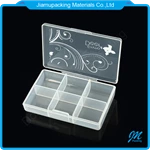 Wholesale Small Original Clear Portable Travel 6 Compartments Pill Storage Cases Plastic Medicine Storage Box for Pharmacy