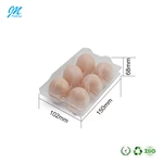 Recyclable clear plastic chicken egg bulk carton clamshell blister packaging box