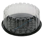 Clear Small Round Plastic Birthday Cake Box Packaging & Display Storage Box