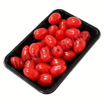 Custom black plastic blister supermarket fruit vegetable meat disposable RPP/PP food tray for packing