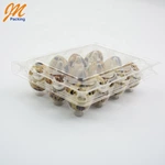 Reusable 12 quail egg storage tray, disposable 12-hole disposable plastic quail egg tray