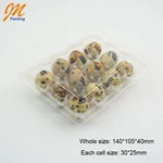 Reusable 12 quail egg storage tray, disposable 12-hole disposable plastic quail egg tray