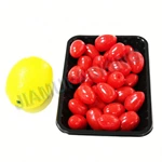 Custom black plastic blister supermarket fruit vegetable meat disposable RPP/PP food tray for packing