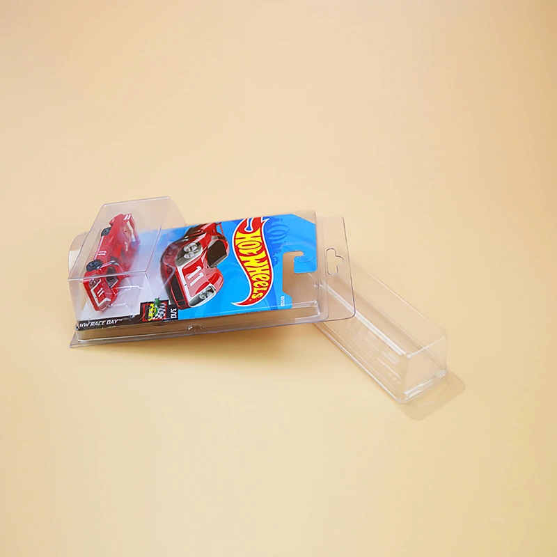 Custom Blister Packaging Hot Wheels Toys Car Plastic Protector PET Display Clamshell Box