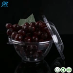 China Disposable Plastic Salad Bowl with Lid Fruit Storage Case Wholesale