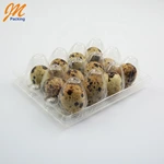 Reusable 12 quail egg storage tray, disposable 12-hole disposable plastic quail egg tray