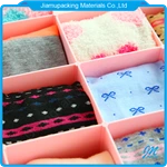 Hot sale 24 compartments rectangular foldable plastic storage packaging box for socks