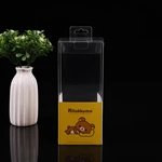 Factory customized PVC/PET/PP rectangular transparent plastic packaging folding box