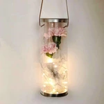 Custom clear pla recycled plastic tube packaging for flower gift