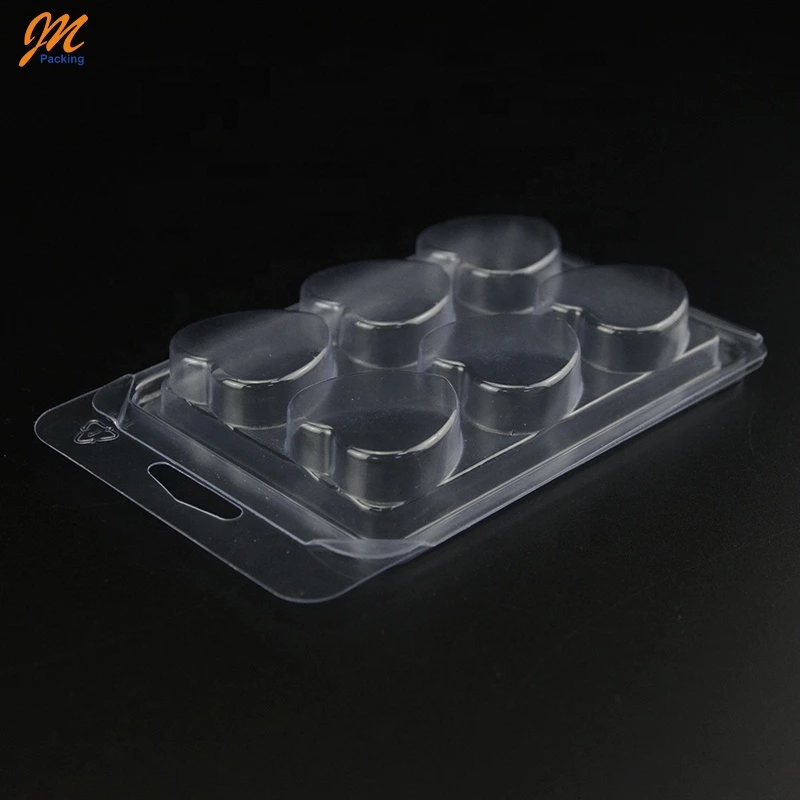 Heart-Shape Clear PVC Clamshell Wax Melt Packaging