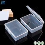 Hot sale rectangular clear plastic foldable box, business card storage boxHot sale products