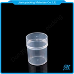 Elegant custom logo printed plastic tube cylinder/powder puff tube container packaging/plastic powder container 1 buyer