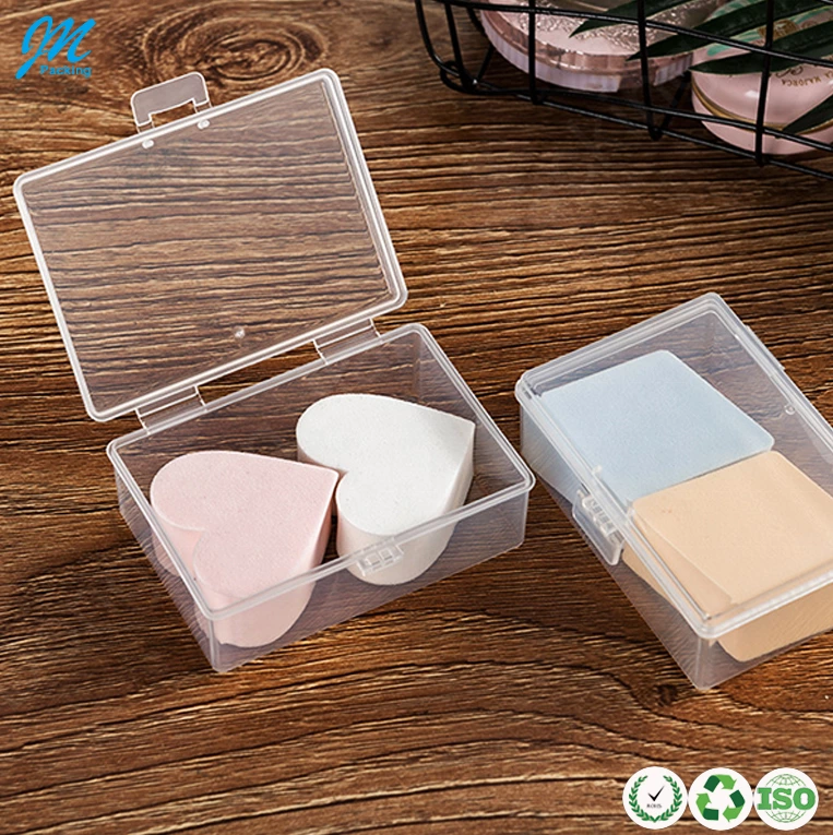 Hot sale rectangular clear plastic foldable box, business card storage boxHot sale products