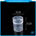 Elegant custom logo printed plastic tube cylinder/powder puff tube container packaging/plastic powder container 1 buyer