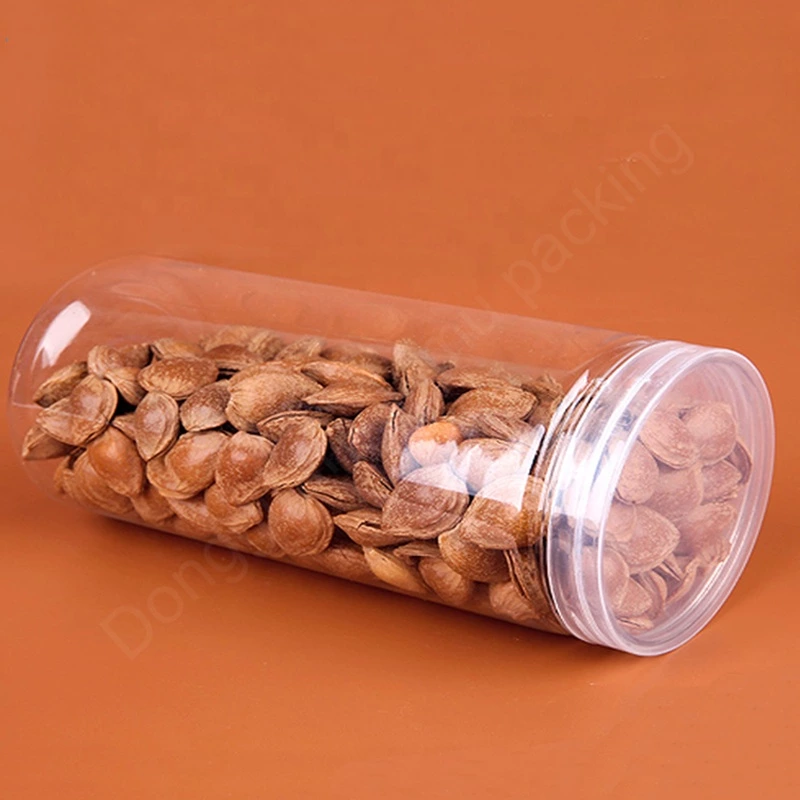 Customized PET plastic tube with aluminium cap for food packaging