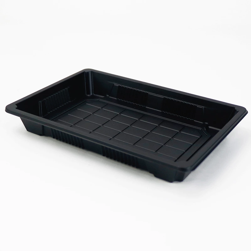 Disposable Custom Plastic Rectangle Packaging Take-away Recyclable Sushi Box