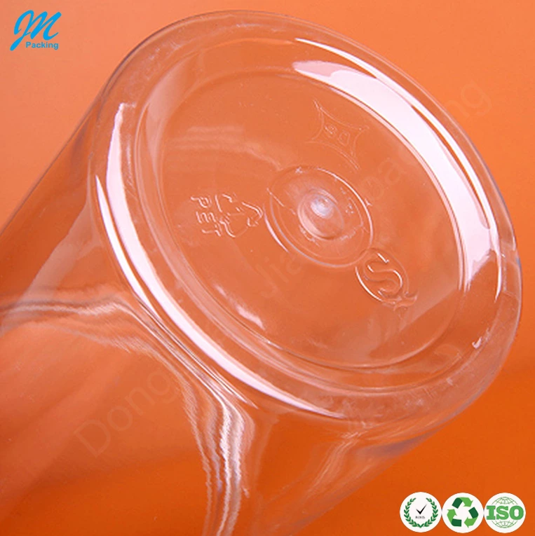 Customized PET plastic tube with aluminium cap for food packaging