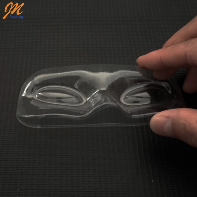 Custom order empty clear plastic eyelash blister tray