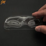 Custom order empty clear plastic eyelash blister tray