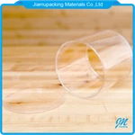 Clear custom plastic cylinder container custom clothing round packaging box