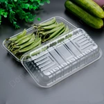 Clear Supermarket Display Plastic Fruit and Vegetable Disposable Takeaway Plastic Food Packaging Container 1 buyer