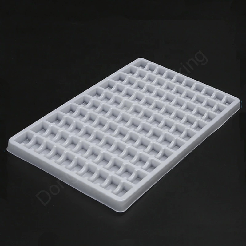 Wholesale disposable custom pvc pet ps plastic blister box packaging tray