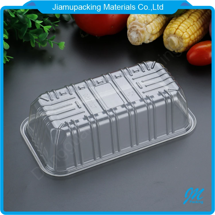 Clear Supermarket Display Plastic Fruit and Vegetable Disposable Takeaway Plastic Food Packaging Container 1 buyer