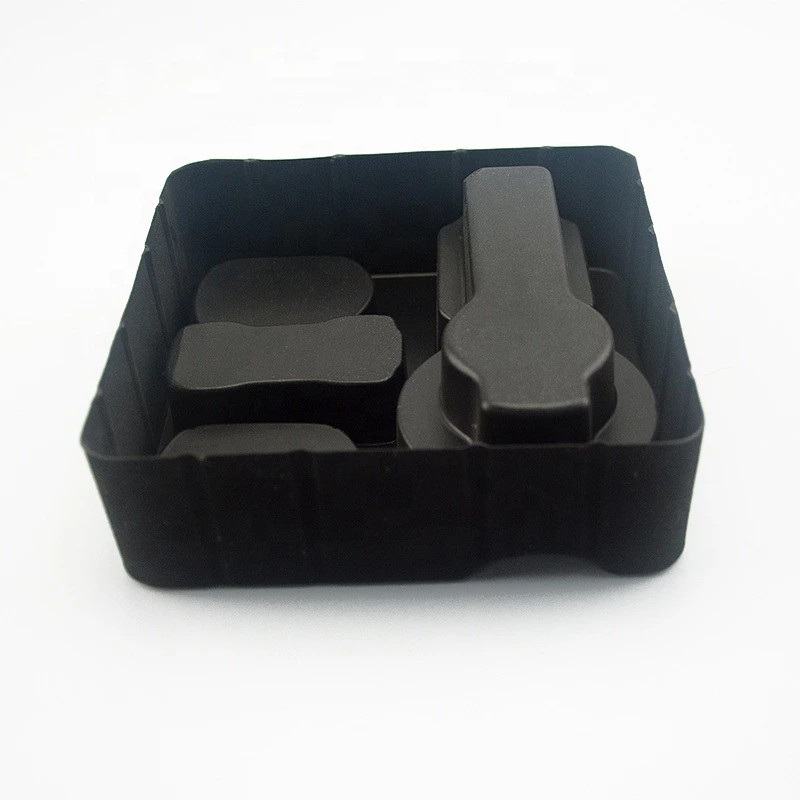 Custom Design Cosmetic Blister PS Flocking Tray