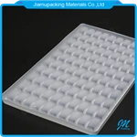 Wholesale disposable custom pvc pet ps plastic blister box packaging tray